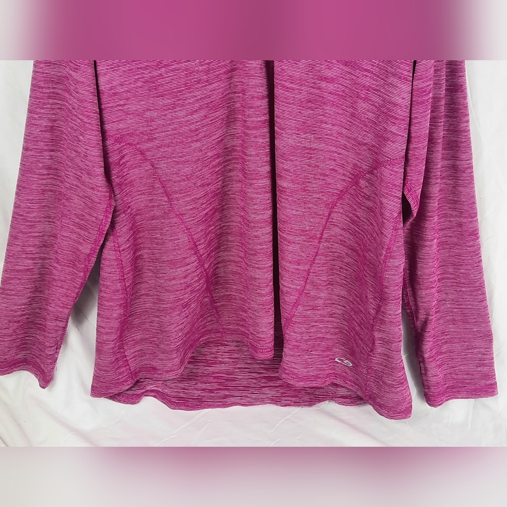 Champion C9 Womens Pull over Duo Dry Shirt Running Top Size XXL Purple - Picture 3 of 12